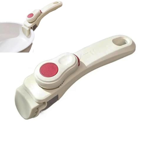 Mounteps Abnehmbarer Pfannengriff Universal Topfgriff Kochgeschirr Ersatz Pfannengriff (Beige) von Mounteps