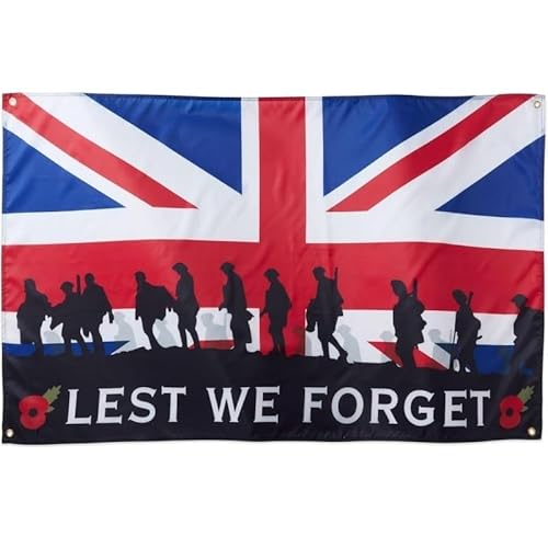 Premium Gedenkmohn-Flagge, 91 x 152 cm, 4 Ösen, für drinnen und draußen Premium Gedenkmohn-Flagge, 91 x 152 cm, 4 Ösen, für drinnen und draußen von Mounteps