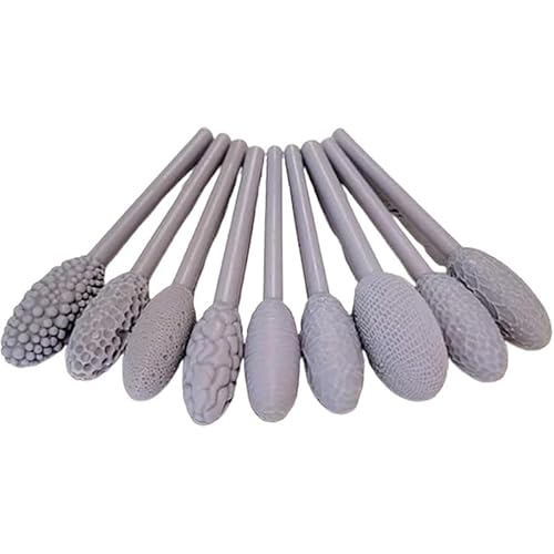 Textur Tool Sets für Clay Art One Set, Oval Clay Modelling Muster Rollen Kit, Clay Textur Rolling Emboss Plaids Handrollen für Handwerk Textur Tool Sets für Clay Art One Set, Oval Clay Modelling Muster Rollen Kit, Clay Textur Rolling Emboss Plaids Handrollen für Handwerk von Mounteps