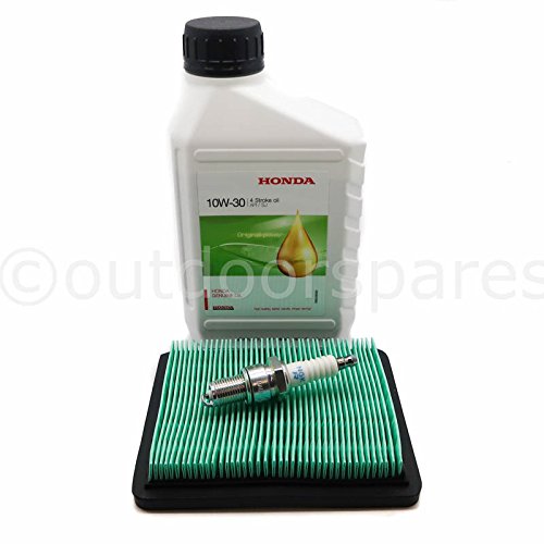 Honda Izy Rasenmäher Service Kit, echte 10 W30 Oel NGK Plug & Qualität Air Filter von Mountfield