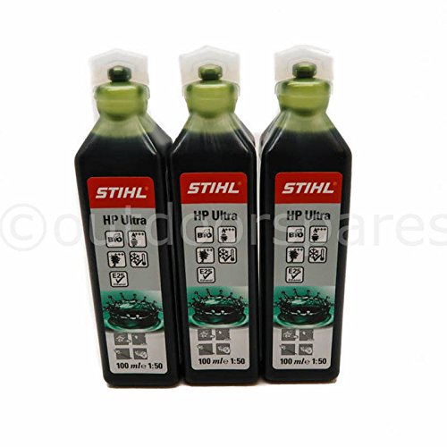 Stihl HP Ultra 100 ml One Shot 2 Takt-Öl Teil Nr. 0781 319 8060 3 Stück von Mountfield