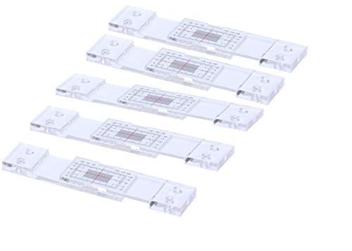 Mountlaser Rissmessgerät Monitor, Gebäudewand Standard Rissmonitor, Spaltmaß Rissüberwachung Aufzeichnung zur Überwachung von Wandverformungen und Rissen (5 Stück) von Mountlaser