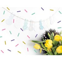 Bestreuen Sie Wandtattoo, Konfetti Wandaufkleber, Vinyl-Aufkleber, Bestreuen Aufkleber, Gold Wand-Aufkleber, Kinderzimmer Baby-Zimmer von Mounttee