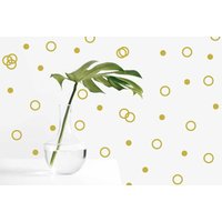 Gold-Tupfen Aufkleber, Wandtattoos, Kinder, Babyzimmer, Geschenk Gold-Tupfen Aufkleber, Wandtattoos, Kinder, Babyzimmer, Geschenk von Mounttee