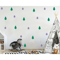 Kiefer Kegel Aufkleber, Kiefern Tannenzapfen, Kiefern, Wandtattoo, Wandaufkleber, Baum Wald von Mounttee