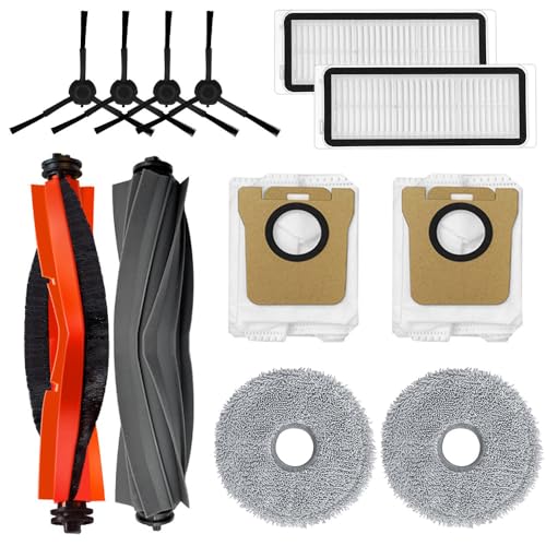 12-teiliges Zubehör-Set für Dreame L20 Ultra, für Dreame X20 Pro/X20 Pro Plus, for Xiaomi X20+ Roboter-Staubsaugerteile, 2 Hauptbürsten, 2 Staubbeutel, 2 Filter, 4 Seitenbürsten, 2 Wischtücher 12-teiliges Zubehör-Set für Dreame L20 Ultra, für Dreame X20 Pro/X20 Pro Plus, for Xiaomi X20+ Roboter-Staubsaugerteile, 2 Hauptbürsten, 2 Staubbeutel, 2 Filter, 4 Seitenbürsten, 2 Wischtücher von Moupaa