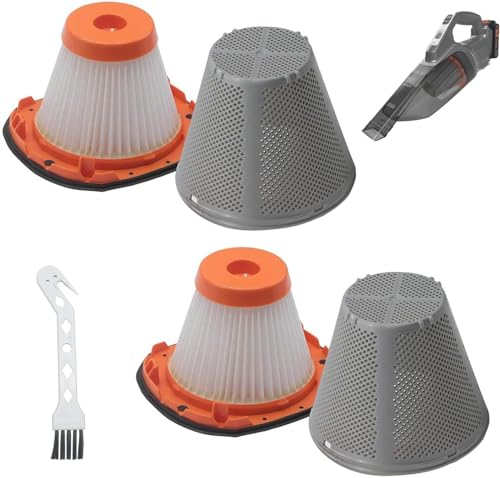 2 Stück N900287 HEPA-Filter Ersatz für Black + Decker 20 V Max Powerconnect Handstaubsauger, für Craftsman V20 schnurlosen Handstaubsauger, Modelle BCHV001C1, BCHV001B mit Reinigungsbürste 2 Stück N900287 HEPA-Filter Ersatz für Black + Decker 20 V Max Powerconnect Handstaubsauger, für Craftsman V20 schnurlosen Handstaubsauger, Modelle BCHV001C1, BCHV001B mit Reinigungsbürste von Moupaa
