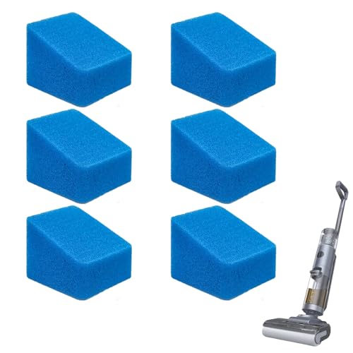 Moupaa 6-teiliges Schwammfilter-Set, Ersatz für JONR ED12/JONR ED12 Pro/für JONR ED20 Pro Nass-Trockensauger von Moupaa