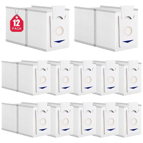 Aktivkohle-Staubsaugerbeutel, Ersatz für Deebot T30 / T30 Max / T30 Pro Staubsauger-Ersatzteile, große Kapazität, Einweg-Staubsaugerbeutel, 12 Stück Aktivkohle-Staubsaugerbeutel, Ersatz für Deebot T30 / T30 Max / T30 Pro Staubsauger-Ersatzteile, große Kapazität, Einweg-Staubsaugerbeutel, 12 Stück von Moupaa