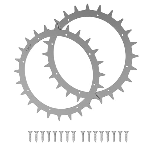 Edelstahl Spikes passend für Gardena R38Li, R40Li, R45Li, R50Li, R70Li, R80Li, für Husqvarna 305 308 105 (bis 2015) Mähroboter mit 16 Stahlschrauben von Moupaa