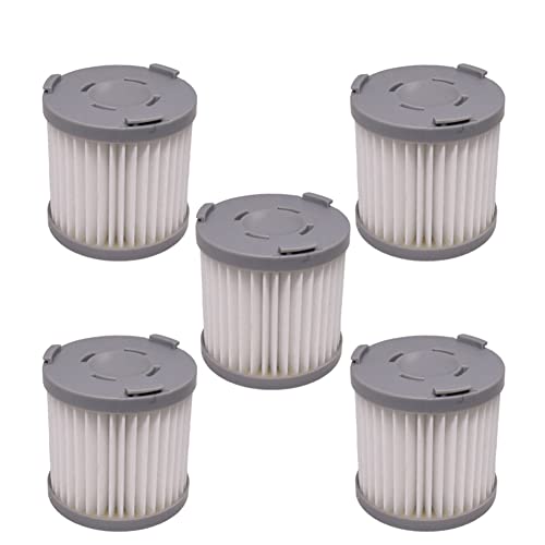 HEPA-Filter für Xiaomi Jimmy JV51 CJ53 C53T CP31 JV53 JV71 JV83, Cecotec Conga 500 700 kabelloser Handstaubsauger, Grau, 5 Stück von Moupaa