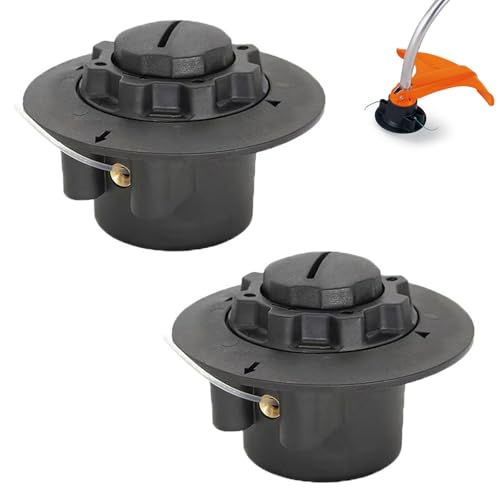 Moupaa C5-2 Trimmerkopf für Stihl FS38 FS40 FS40C FS45 FS45C FS46 FS50 FSE60 Unkrautfresser Kopf, Teil 4006 710 2106, 4006 710 2103, 2 Stück von Moupaa