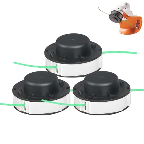 Moupaa Ersatz-Saitenkopf-Spule für Stihl Fsa 56, Weed Eater String für Stihl Autocut 2-2 Fsa 56 Rasentrimmer-Werkzeug, 3 Stück Moupaa Ersatz-Saitenkopf-Spule für Stihl Fsa 56, Weed Eater String für Stihl Autocut 2-2 Fsa 56 Rasentrimmer-Werkzeug, 3 Stück von Moupaa