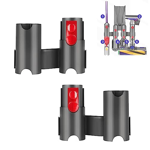 Moupaa Organizer-Halter für Dyson V15 V12 V11 V10 V8 V7 Outsize Cordless Stick Staubsauger, Dockingstation Wandhalterung Aufsätze von Moupaa