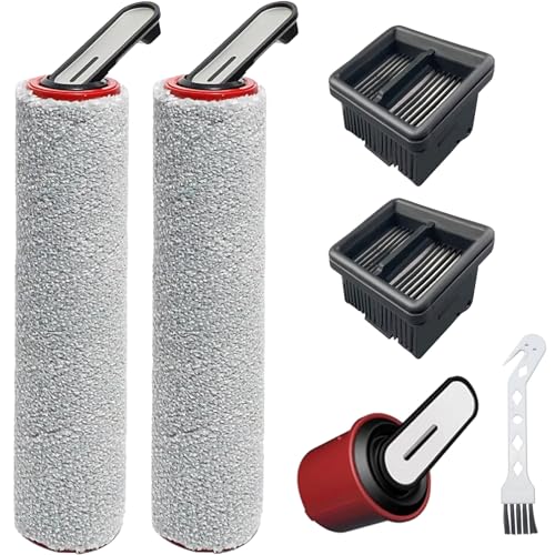 Zubehör-Set für Dreame H12 Pro FlexReach / H15 Pro Nass- und Trockensauger, Ersatzteile, 2 Hauptbürsten, 2 HEPA-Filter, 1 Reinigungswerkzeug, 5-teilig Zubehör-Set für Dreame H12 Pro FlexReach / H15 Pro Nass- und Trockensauger, Ersatzteile, 2 Hauptbürsten, 2 HEPA-Filter, 1 Reinigungswerkzeug, 5-teilig von Moupaa