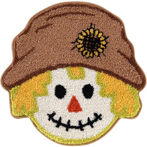 Badematte mit Vogelscheuche, 61 x 61 cm, weich und saugfähig, getuftet, Halloween-Badezimmerteppich, rutschfest, waschbar, Herbst-Badezimmerdekoration, Urlaubsdekorationen Badematte mit Vogelscheuche, 61 x 61 cm, weich und saugfähig, getuftet, Halloween-Badezimmerteppich, rutschfest, waschbar, Herbst-Badezimmerdekoration, Urlaubsdekorationen von Moutina