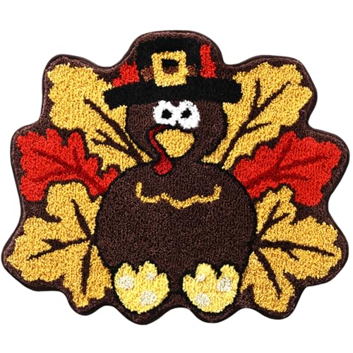 Badezimmerteppich mit Ahornblättern, 58,4 x 61 cm, weich und saugfähig, getuftet, rutschfest, waschbar, Herbst, Erntedankfest, Badezimmer-Dekoration, Teppich, Urlaubsdekorationen Badezimmerteppich mit Ahornblättern, 58,4 x 61 cm, weich und saugfähig, getuftet, rutschfest, waschbar, Herbst, Erntedankfest, Badezimmer-Dekoration, Teppich, Urlaubsdekorationen von Moutina