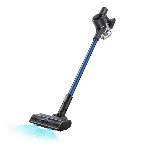 Mova S4 Detect Kabelloser Stielstaubsauger mit leistungsstarker Saugkraft von 150 AW, maximaler Laufzeit von 90 Minuten, einer OptiInsight™ Multi-Oberflächenbürste für Reinigung von Teppichen und Hart von Mova