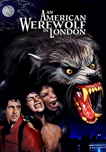 AN AMERICAN WEREWOLF IN LONDON 1981 4 Poster A0 - Filmkunstposter in verschiedenen Größen für Wohn- oder Schlafzimmerideen. Randlose Kultfilmbilder, klassische ikonische 70er, 80er, 90er Jahre, Vinta von Movie Posters