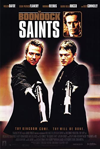 Boondock Saints Poster A3 - Filmkunstposter in verschiedenen Größen für Wohn- oder Schlafzimmerideen. Randlose Kultfilmbilder, klassische ikonische 70er, 80er, 90er Jahre, Vintage-Retro-Wanddekoratio von Movie Posters