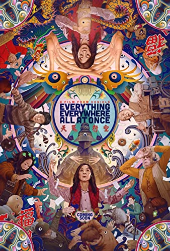 Everything Everywhere All at Once 2 A1 Poster on Canvas - Filmkunstposter in verschiedenen Größen für Wohn- oder Schlafzimmerideen. Randlose Kultfilmbilder, klassische ikonische 70er, 80er, 90er Jahr von Movie Posters