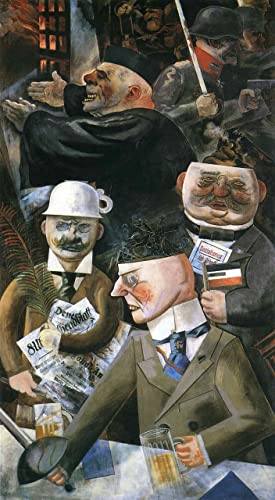 George Grosz 199 1 Poster A2 - Filmkunstposter in verschiedenen Größen für Wohn- oder Schlafzimmerideen. Randlose Kultfilmbilder, klassische ikonische 70er, 80er, 90er Jahre, Vintage-Retro-Wanddekora von Movie Posters