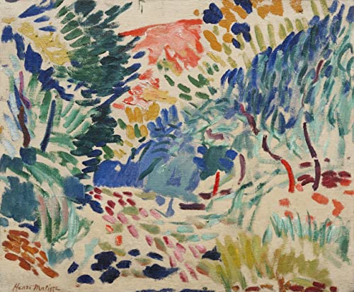 Henri Matisse Landscape at Collioure A3 Poster on Canvas - Filmkunstposter in verschiedenen Größen für Wohn- oder Schlafzimmerideen. Randlose Kultfilmbilder, klassische ikonische 70er, 80er, 90er Jah von Movie Posters