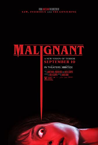 Malignant 1 MAXI Poster - Filmkunstposter in verschiedenen Größen für Wohn- oder Schlafzimmerideen. Randlose Kultfilmbilder, klassische ikonische 70er, 80er, 90er Jahre, Vintage-Retro-Wanddekoration, von Movie Posters