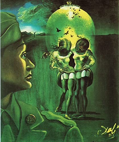 Salvador Dali For the campaign against veneral disease 1942 A2 Poster on Canvas - Filmkunstposter in verschiedenen Größen für Wohn- oder Schlafzimmerideen. Randlose Kultfilmbilder, klassische ikonisc von Movie Posters