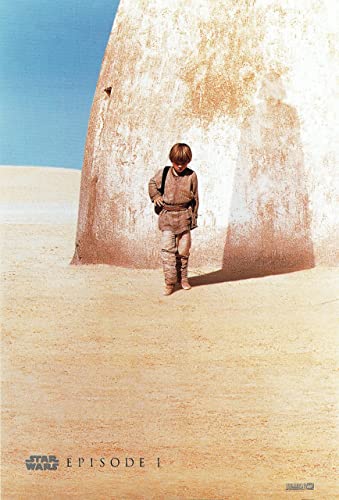 Star Wars Episode 1 Us 1999 A3 Poster on Canvas - Filmkunstposter in verschiedenen Größen für Wohn- oder Schlafzimmerideen. Randlose Kultfilmbilder, klassische ikonische 70er, 80er, 90er Jahre, Vinta von Movie Posters