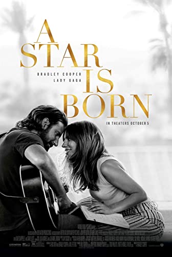 Star is Born 1 Poster A2 - Filmkunstposter in verschiedenen Größen für Wohn- oder Schlafzimmerideen. Randlose Kultfilmbilder, klassische ikonische 70er, 80er, 90er Jahre, Vintage-Retro-Wanddekoration von Movie Posters