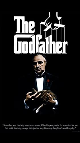 The Godfather Poster A4 - Filmkunstposter in verschiedenen Größen für Wohn- oder Schlafzimmerideen. Randlose Kultfilmbilder, klassische ikonische 70er, 80er, 90er Jahre, Vintage-Retro-Wanddekoration, von Movie Posters