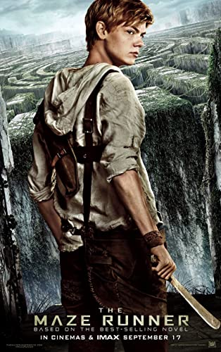 The Maze Runner Thomas Brodie Sangster 2 A3 Poster on Canvas - Filmkunstposter in verschiedenen Größen für Wohn- oder Schlafzimmerideen. Randlose Kultfilmbilder, klassische ikonische 70er, 80er, 90er von Movie Posters