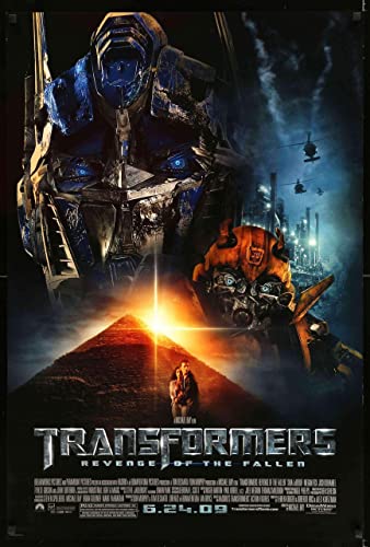 Transformers Revenge of the Fallen Poster A1 - Filmkunstposter in verschiedenen Größen für Wohn- oder Schlafzimmerideen. Randlose Kultfilmbilder, klassische ikonische 70er, 80er, 90er Jahre, Vintage- von Movie Posters