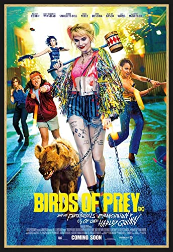 birds of prey and the fantabulous emancipation of one harley quinn Poster A1 - Filmkunstposter in verschiedenen Größen für Wohn- oder Schlafzimmerideen. Randlose Kultfilmbilder, klassische ikonische von Movie Posters