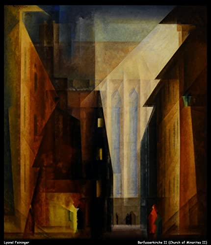 lyonel feininger barfusserkirche ii church of minorites ii jpb 15379102460 o 1 A1 Poster on Canvas - Filmkunstposter in verschiedenen Größen für Wohn- oder Schlafzimmerideen. Randlose Kultfilmbilder, von Movie Posters