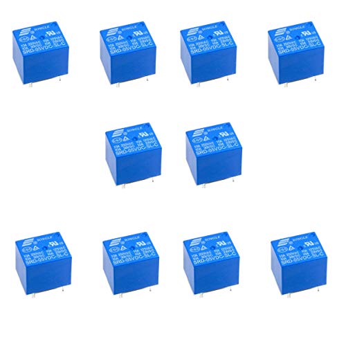 10 Stück Relais SRD-05VDC-SL-C Miniatur SPDT Relais von Movilideas