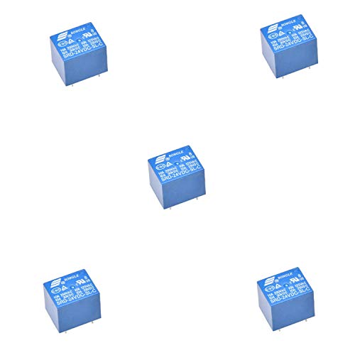 5 x Rele 24 V 10 A SDR von Movilideas