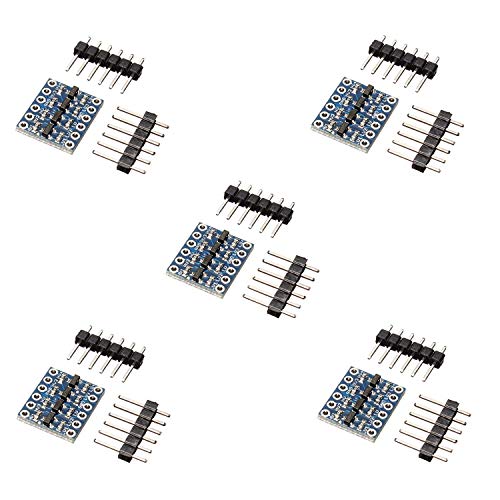 Mobilideas – Bidirektionales Konvertermodul 5 V auf 3,3 V, 5 Einheiten IIC I2C TE291 Mobilideas – Bidirektionales Konvertermodul 5 V auf 3,3 V, 5 Einheiten IIC I2C TE291 von Movilideas