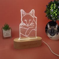 Personalisierte 3D Fotolampe Personalisiertes Foto Nachtlicht Haustier Gedenklampe Led Lichter von MovingGift