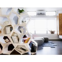 6 X Build Modulares Regal | Wabenregal Regalsystem Bücherregal Raumteiler Wandregal Hexagon Sechseck Regale | 6 Stück 6 X Build Modulares Regal | Wabenregal Regalsystem Bücherregal Raumteiler Wandregal Hexagon Sechseck Regale | 6 Stück von Movisi711