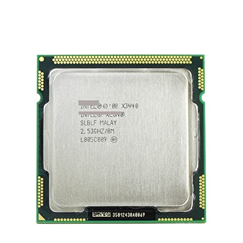 MovoLs Prozessor Quad Core kompatibel mit X3440 2,53 GHz LGA 1156 8 MB Cache 95 W Desktop-CPU Verbessern Sie die Laufgeschwindigkeit des Compute von MovoLs