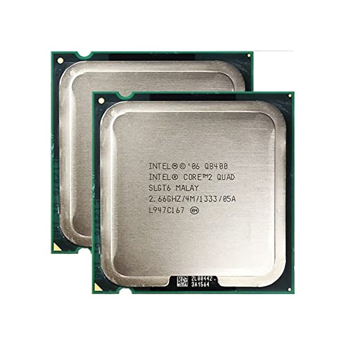 MovoLs Zwei CPU-Prozessoren, kompatibel mit 2 Quad Q8400 2,6 GHz Quad Core Quad Thread 4M 95W LGA 775 Verbessern Sie die Laufgeschwindigkeit des Compute von MovoLs