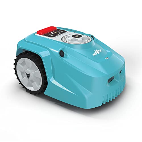 Mowox® RM 900 WIU-SC intelligenter Mähroboter für Rasenfläche bis 900m², Ultraschallsensoren, APP-Steuerung per WiFi & Bluetooth, inkl. Ladestation, 170m Begrenzungskabel, 220 Heringe (CE, TÜV/GS) von Mowox