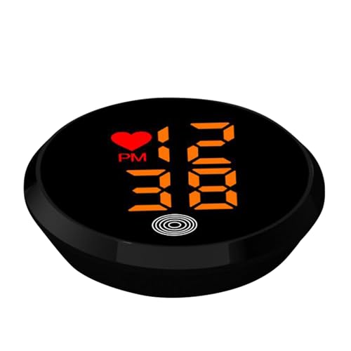 Dashboard Uhr Für Auto | Interieur Klebe Digitale Uhr,Kleine LED Zum Ankleben Für Auto Motorrad LKW Dashboard von Moxeupon
