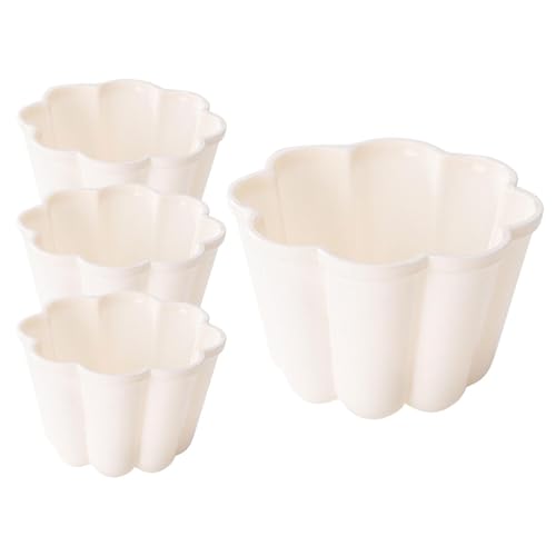 Moxeupon Blumen-Kuchenform, Blumen-Puddingform | 4 Stück Antihaft-Eierkuchenform | Kuchen-Törtchen-Backwerkzeug, Eierkuchen- -Puddingform-Set, Küchenzubehör zum Backen, Topfbacken Moxeupon Blumen-Kuchenform, Blumen-Puddingform | 4 Stück Antihaft-Eierkuchenform | Kuchen-Törtchen-Backwerkzeug, Eierkuchen- -Puddingform-Set, Küchenzubehör zum Backen, Topfbacken von Moxeupon