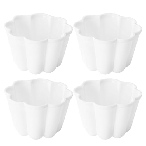Moxeupon Blumenpuddingform, Blumenform für Babynahrung | 4 Stück Antihaft-Eierkuchenform | Kuchen-Törtchen-Backwerkzeug, Eierkuchen- -Puddingform-Set, Küchenzubehör zum Backen, Topfbacken Moxeupon Blumenpuddingform, Blumenform für Babynahrung | 4 Stück Antihaft-Eierkuchenform | Kuchen-Törtchen-Backwerkzeug, Eierkuchen- -Puddingform-Set, Küchenzubehör zum Backen, Topfbacken von Moxeupon