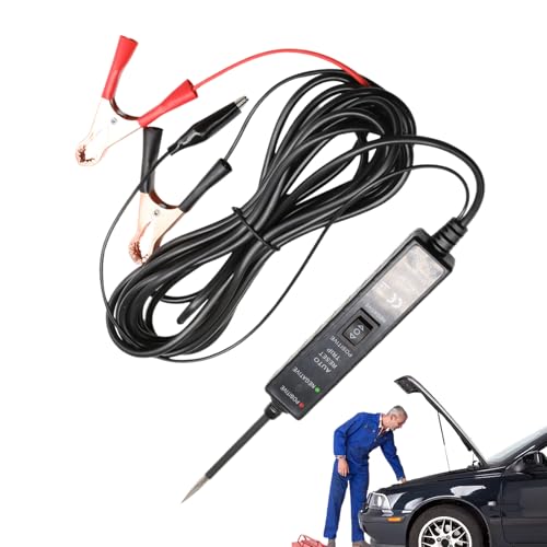 Moxeupon Elektrischer Prüfgerät | 6-24V Kfz Prüfer | Digitales Messgerät Zur Diagnose Von Kabel Sicherungen Licht Steckdose Und Messung von Moxeupon