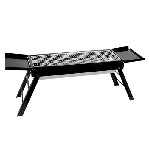 Moxeupon Klappbarer Kohlegrill - Klappbarer Grill,Tragbares BBQ Zubehör Für Picknick Wanderung Camping von Moxeupon