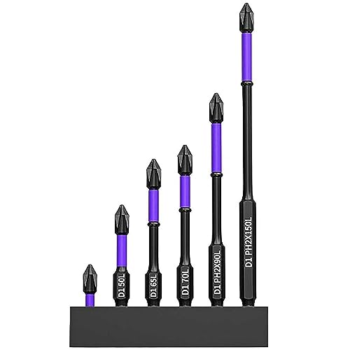 Moxeupon Magnetische Schraubendreher Bitsätze, Hohe Härte Und Starker Magnetischer Bit, 6 Stück Magnetische Bohrer, Stoßfestes Anti-Rutsch Magnetisches Bit-Set Moxeupon Magnetische Schraubendreher Bitsätze, Hohe Härte Und Starker Magnetischer Bit, 6 Stück Magnetische Bohrer, Stoßfestes Anti-Rutsch Magnetisches Bit-Set von Moxeupon